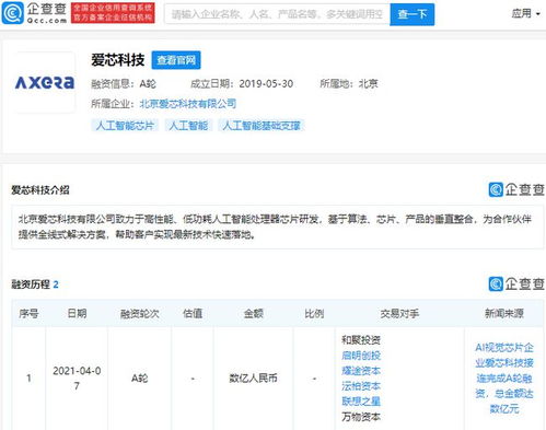 愛(ài)芯科技獲數(shù)億元A輪融資，啟明創(chuàng)投與聯(lián)想之星領(lǐng)投，加速AI視覺(jué)芯片賽道布局